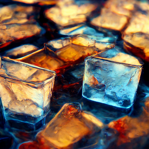 BluetheDot ice cubes and water in a glass close up abstract pho 9b0856fd-6261-40b2-ae83-4cc7dd9470bb